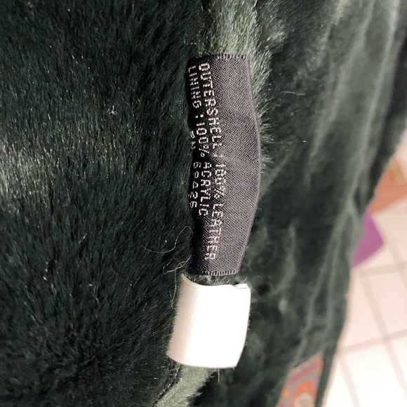 Wilson’s Adventure Bound Green Suede Leather Jacket Size L Women’s - Picture 5 of 5